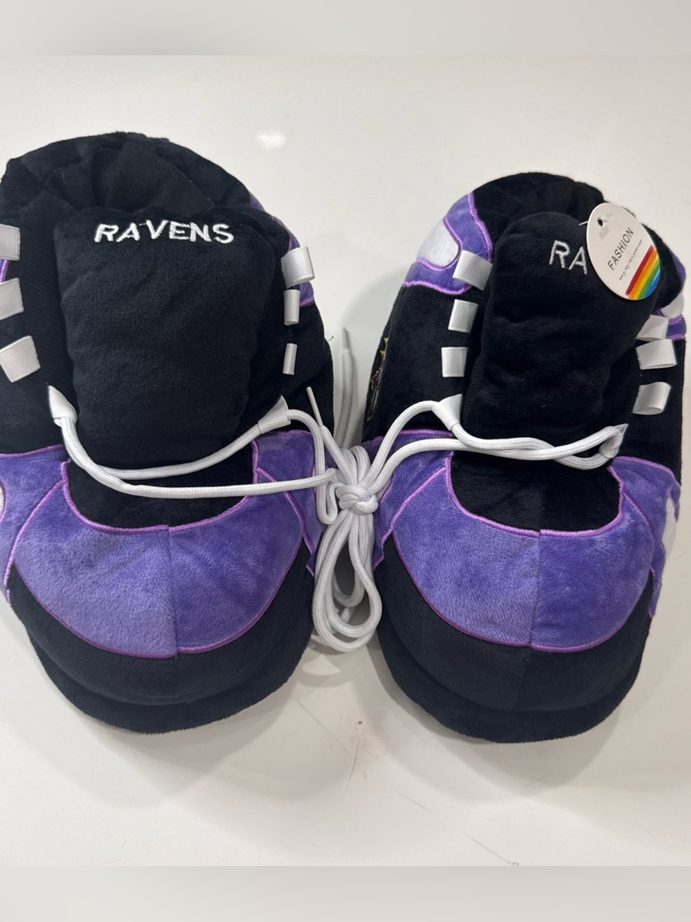 Baltimore Ravens Team Logo Plush Slippers Unisex 36-44 A030626